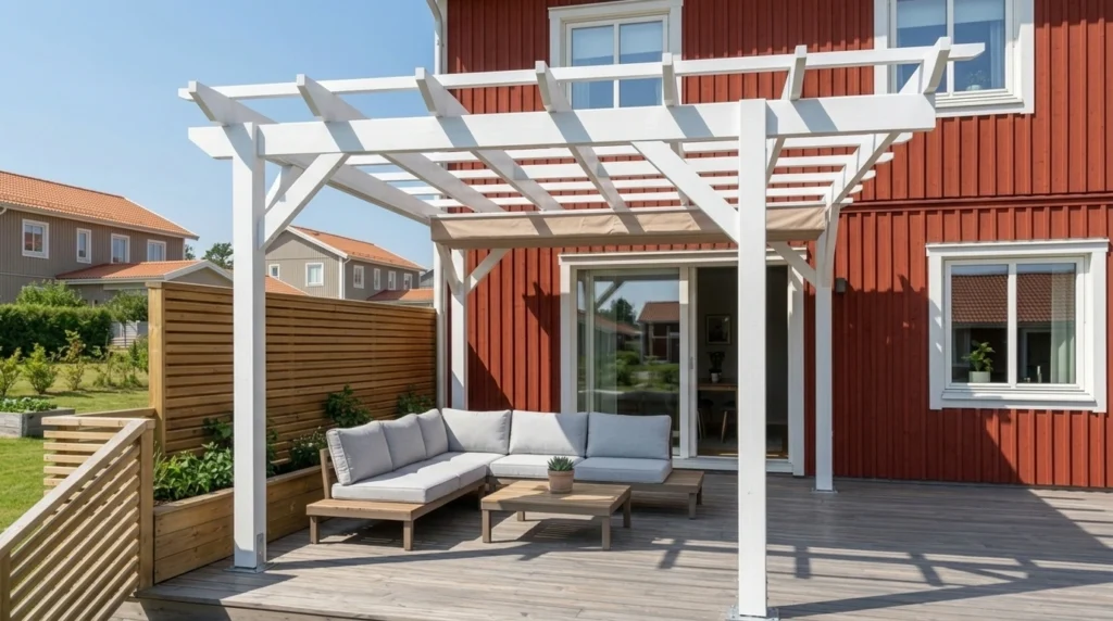 bygga pergola stockholm