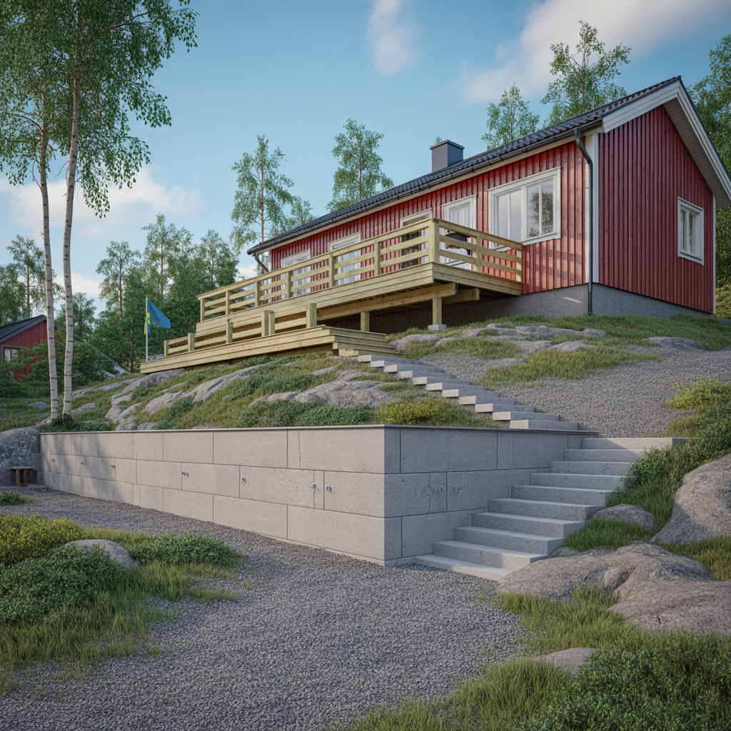 altan pa sluttande tomt losningar kostnad och fallgropar