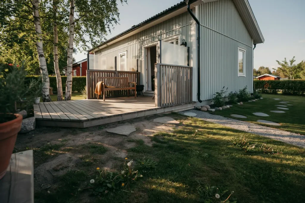 f kv llssol och l p altanen s placerar du den r tt f r vind insyn och skugga